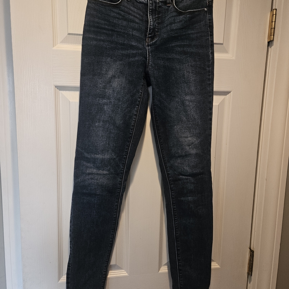 White House Black Market Midnight Blue Skinny Jeans